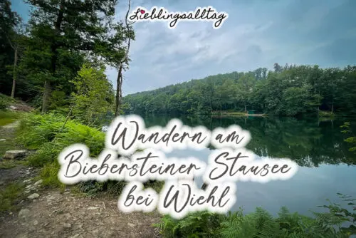 Wandern am Biebersteiner Stausee bei Wiehl