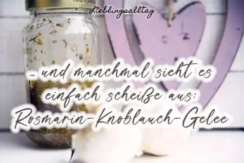 Rosmarin-Knoblauch-Gelee