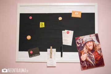 DIY-Magnettafel aus einem Bilderrahmen