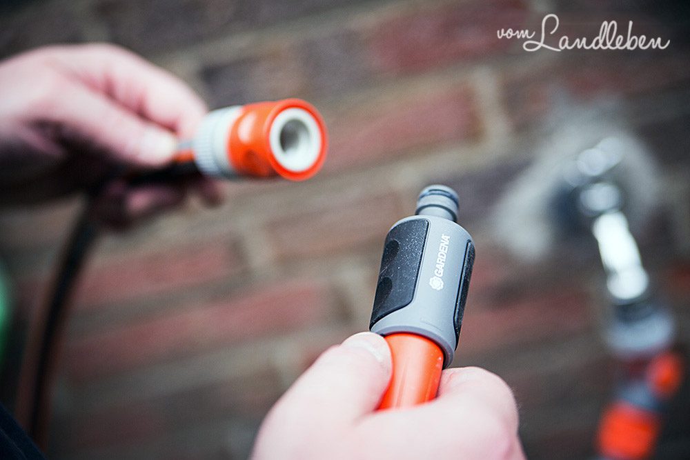 Gardena-Gartenschlauch Comfort HighFLEX mit Zubehör-Set