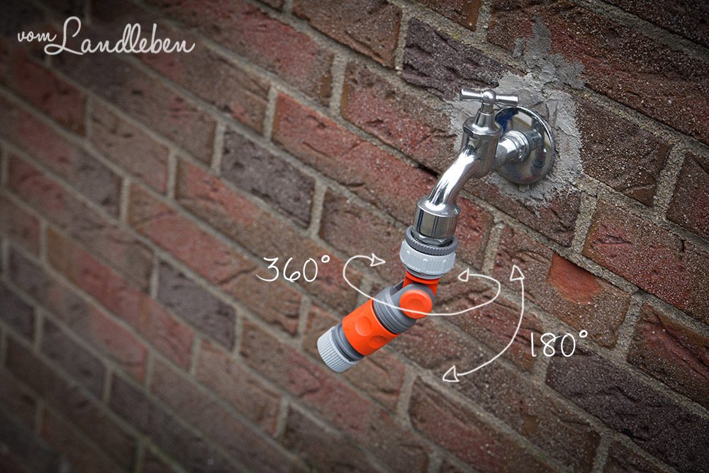 Gardena-Gartenschlauch Comfort HighFLEX mit Zubehör-Set