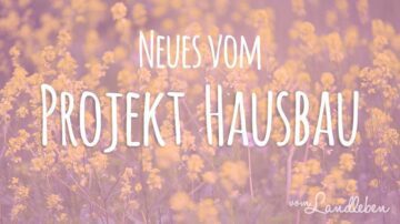 Neues vom Projekt Hausbau