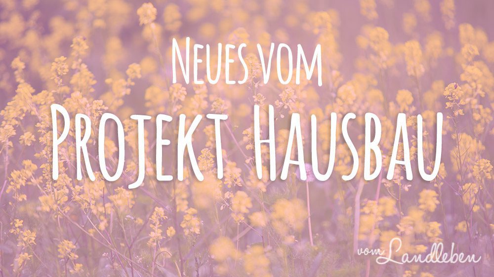Neues vom Projekt Hausbau