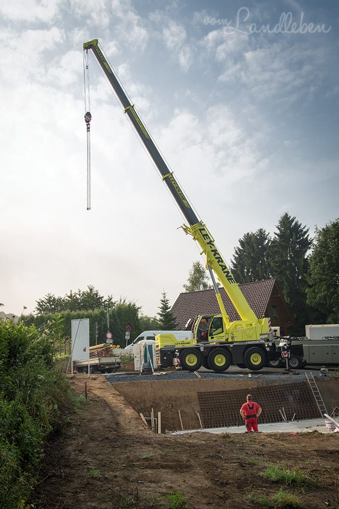 Kellerbau mit glatthaar - Projekt Hausbau