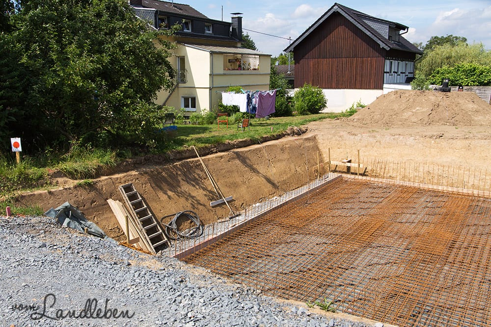 Kellerbau mit glatthaar - Projekt Hausbau