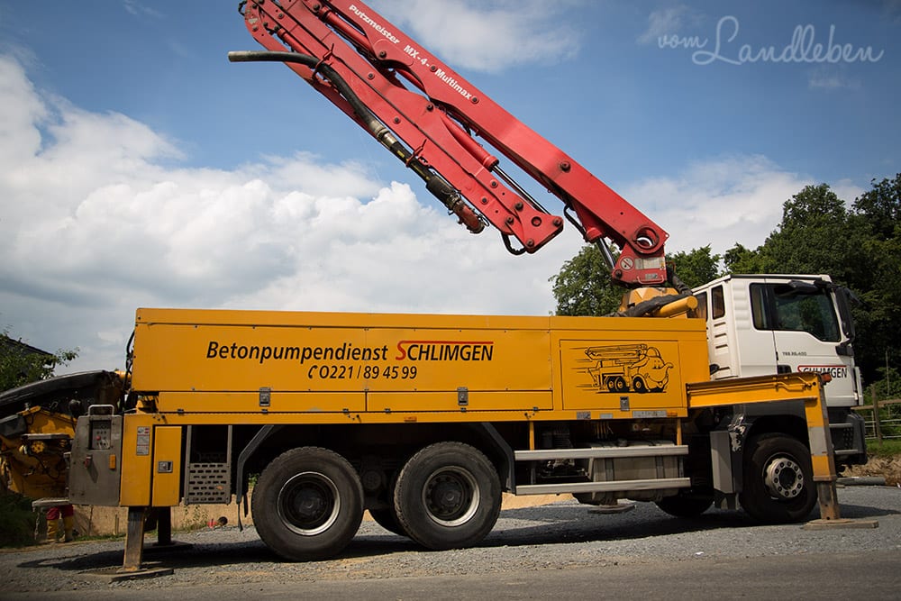 Kellerbau mit glatthaar - Projekt Hausbau