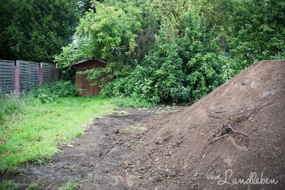 Erdarbeiten - Baugrube - Juli 2016