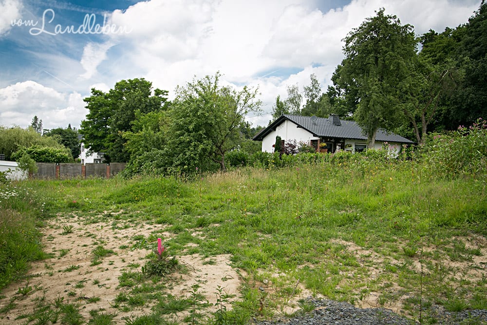 Unser Grundstück - Juli 2016