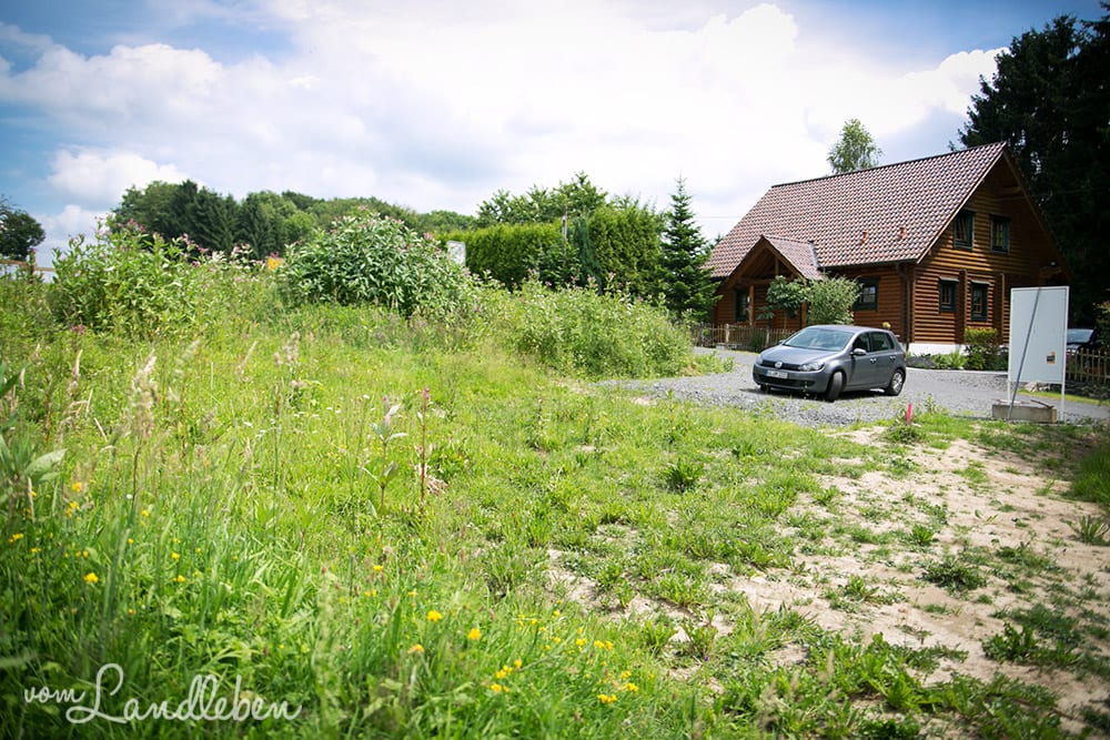 Unser Grundstück - Juli 2016