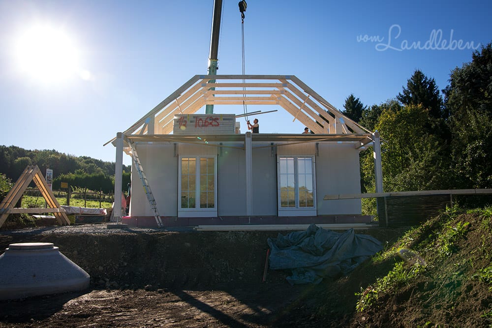 Tag 2 beim Hausbau mit Danhaus