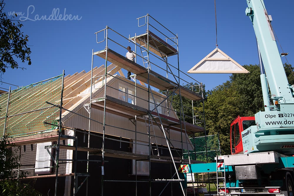Tag 2 beim Hausbau mit Danhaus