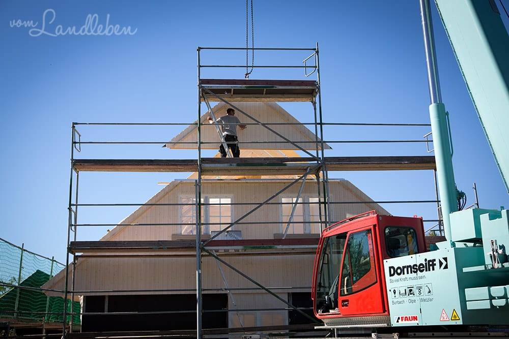 Tag 2 beim Hausbau mit Danhaus
