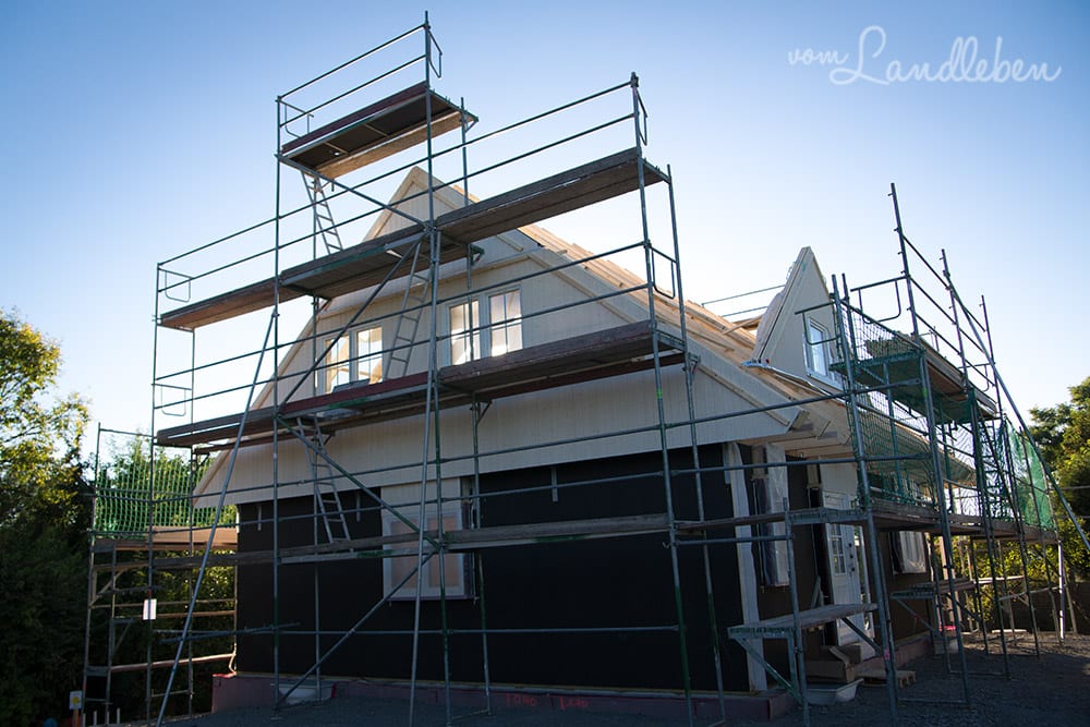 Tag 2 beim Hausbau mit Danhaus