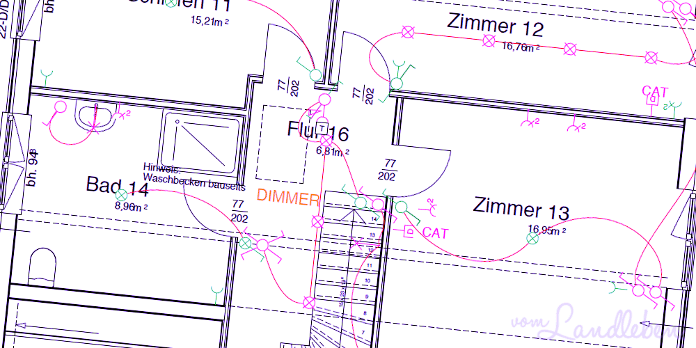 Elektrobemusterung mit Elku für unser Danhaus