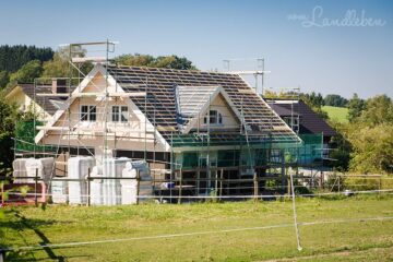 Hausbau mit Danhaus - unsere Baustelle im September 2016