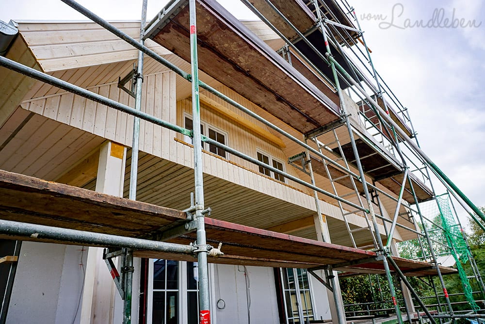 Hausbau mit Danhaus - unsere Baustelle im Oktober 2016