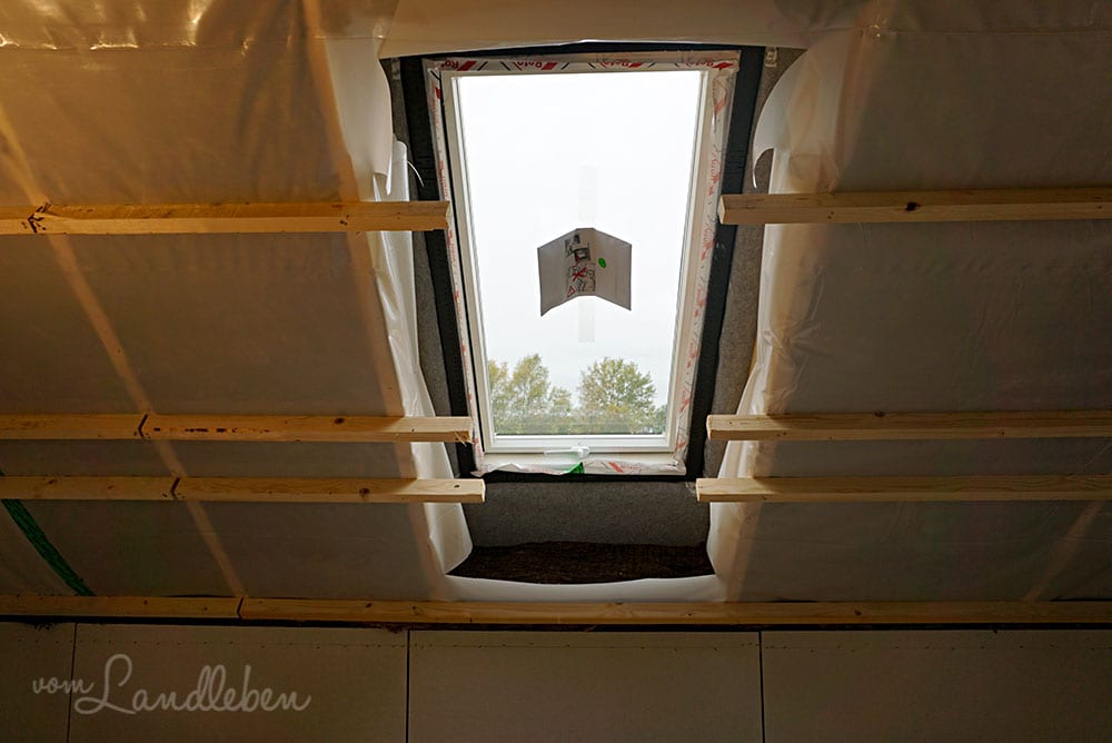 Das Dachflächenfenster in meinem Arbeitszimmer