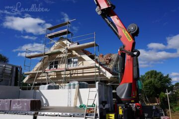 Dachdecken beim Danhaus