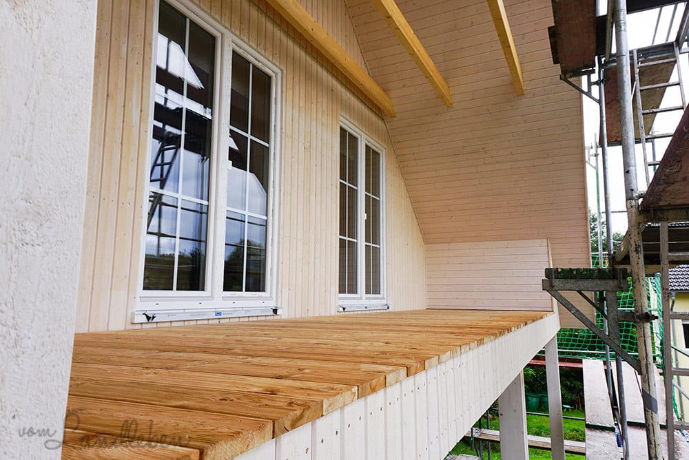 Hausbau mit Danhaus - die Loggia