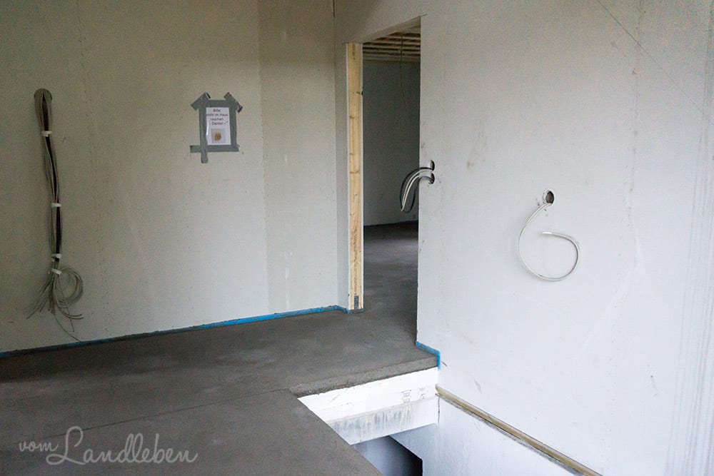 Hausbau mit Danhaus: Estrich