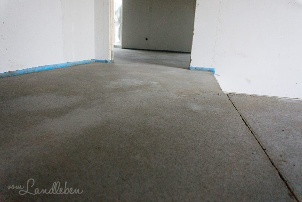 Hausbau mit Danhaus: Estrich