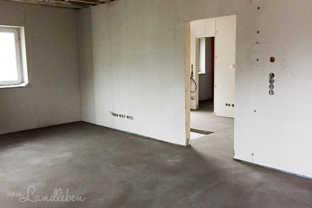 Hausbau mit Danhaus: Estrich