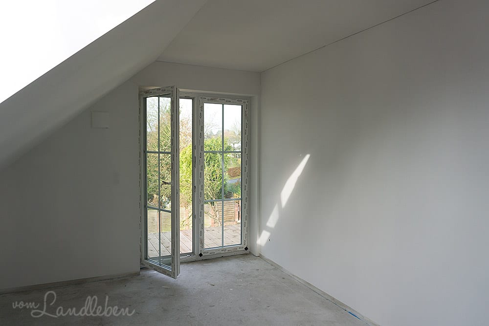 Mein Arbeitszimmer ist bereits komplett mit Malervlies versehen