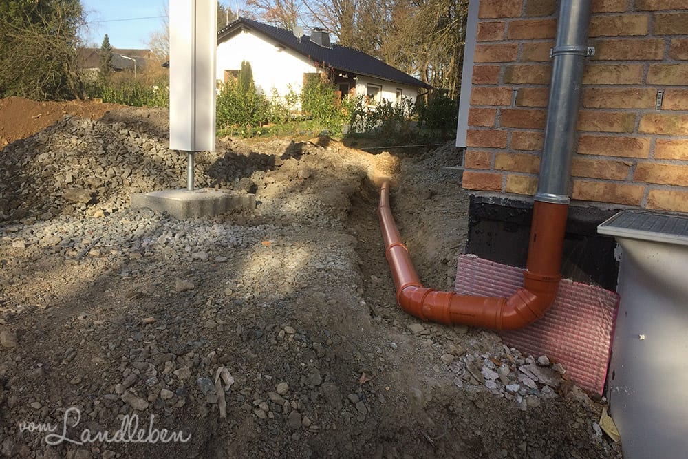 Erdarbeiten rund um unsere Baustelle