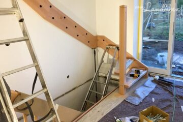 Treppe von Derstappen wird eingebaut