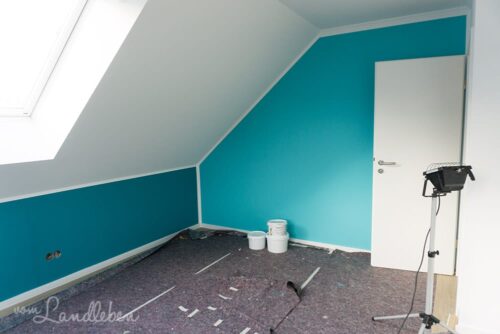 Tapezieren und streichen im Danhaus