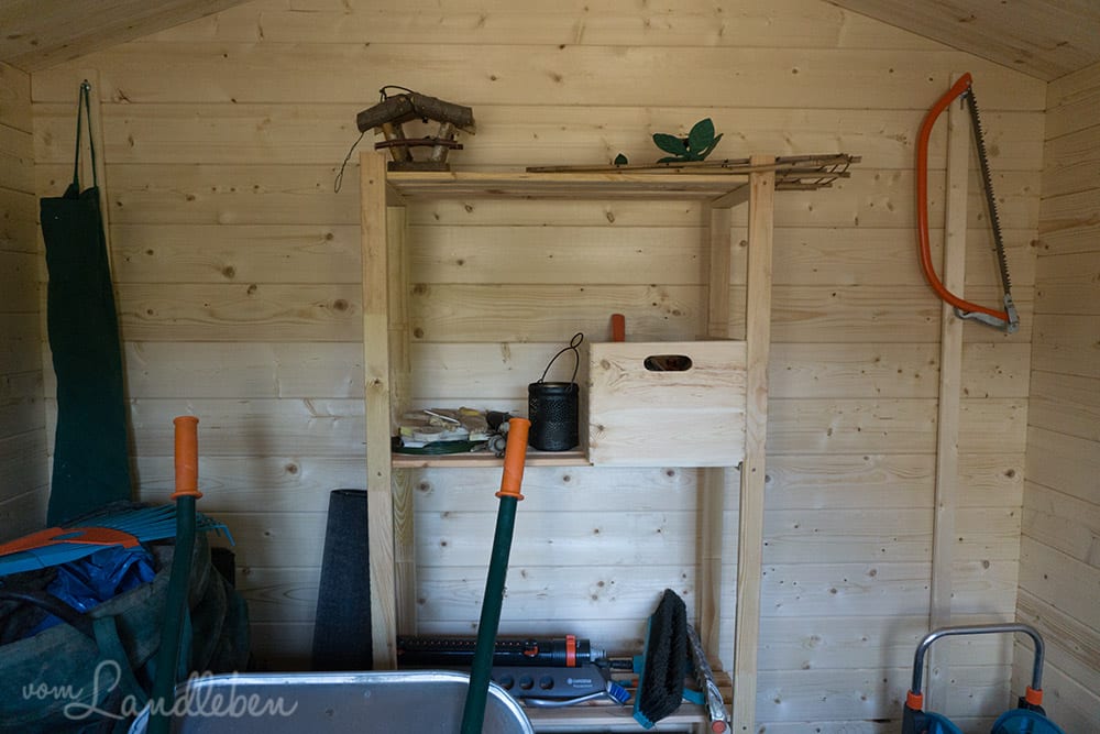 Unser Gartenhaus - Aufbau und Anstrich