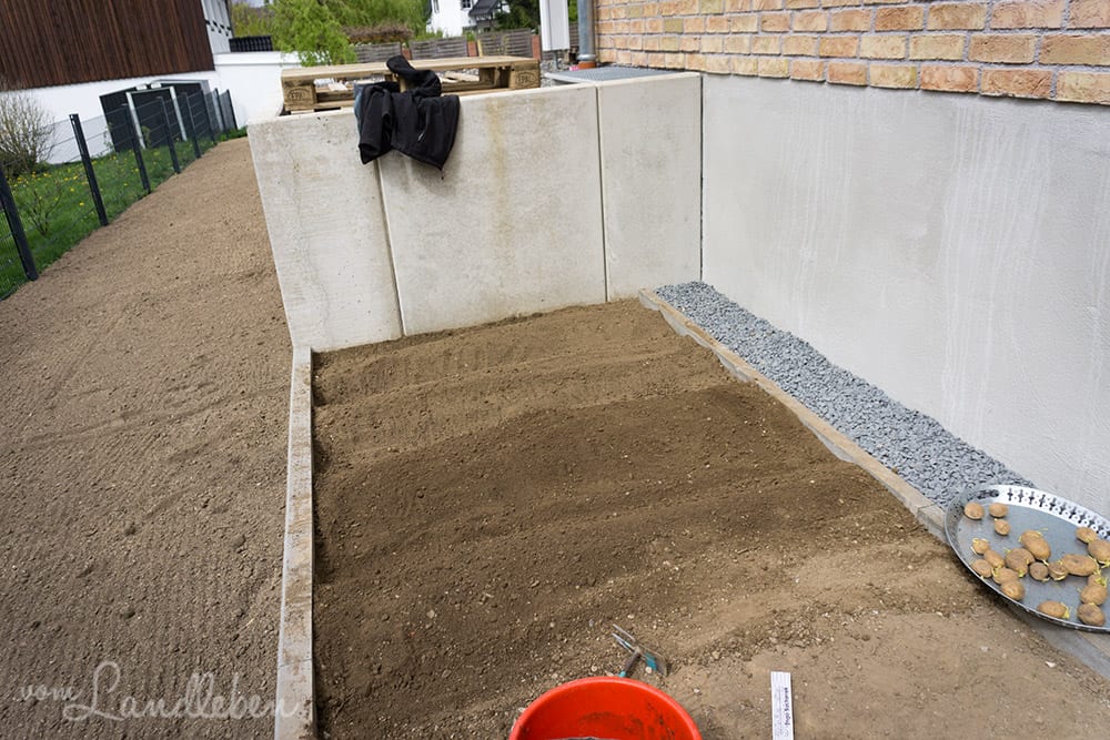 Gemüsebeete im April 2017