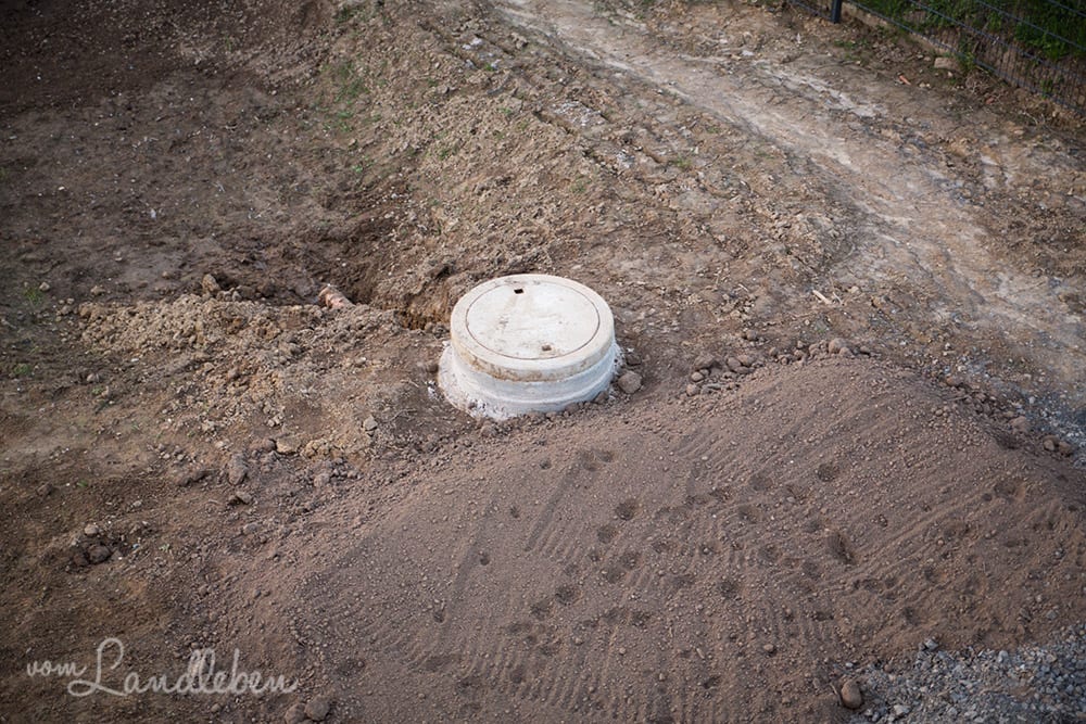 Vorbereitung für den Rasen