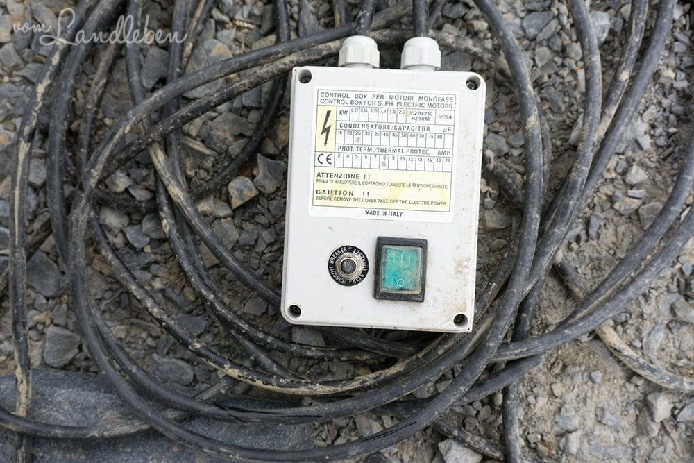 Steuereinheit der Zisternenpumpe