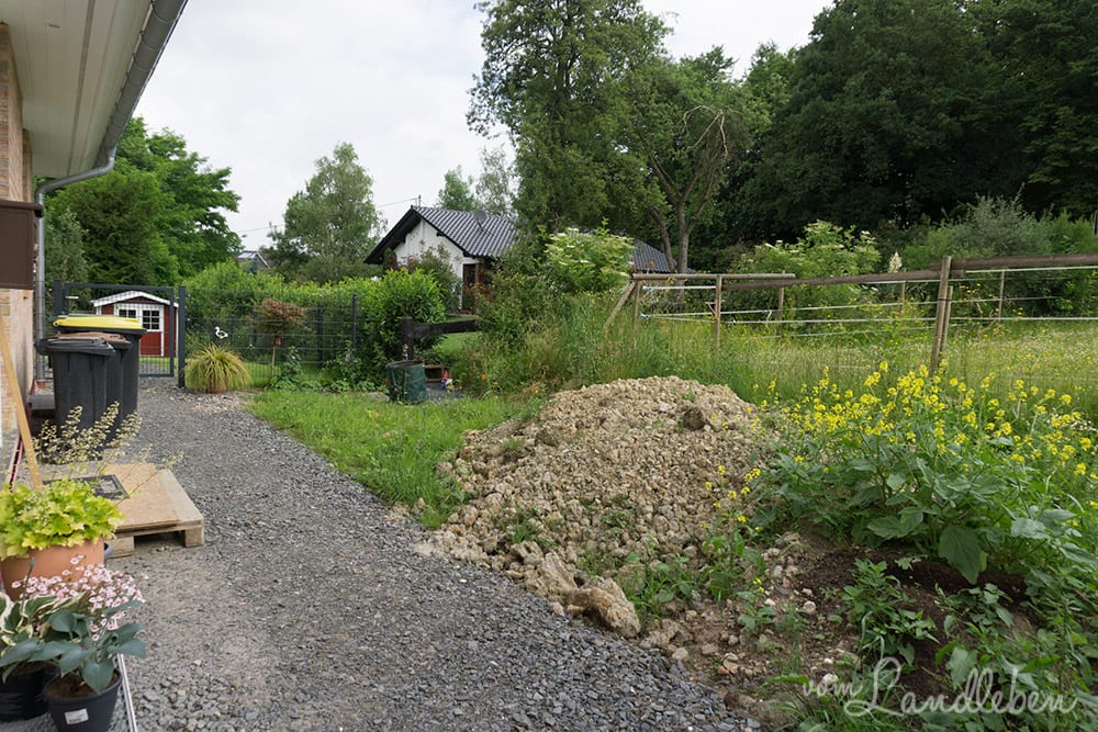 Der Mittelgarten im Juni 2017
