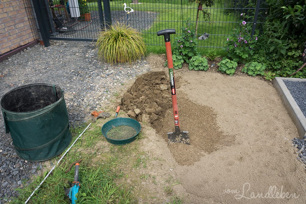 Die Urbarmachung des Mittelgartens