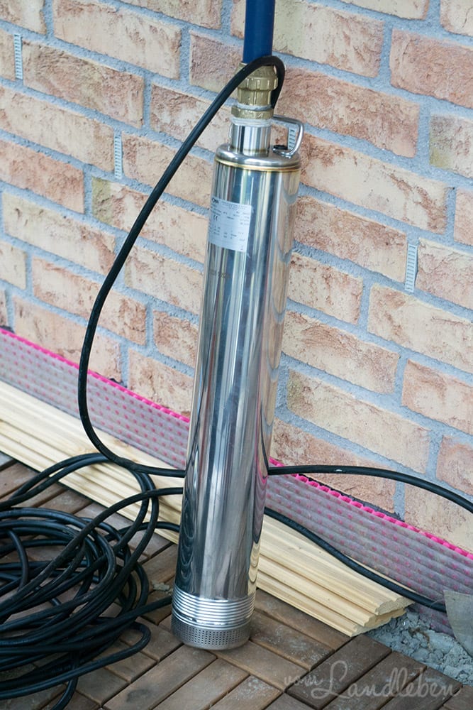 Reinwasser-Tauchmotorpumpe