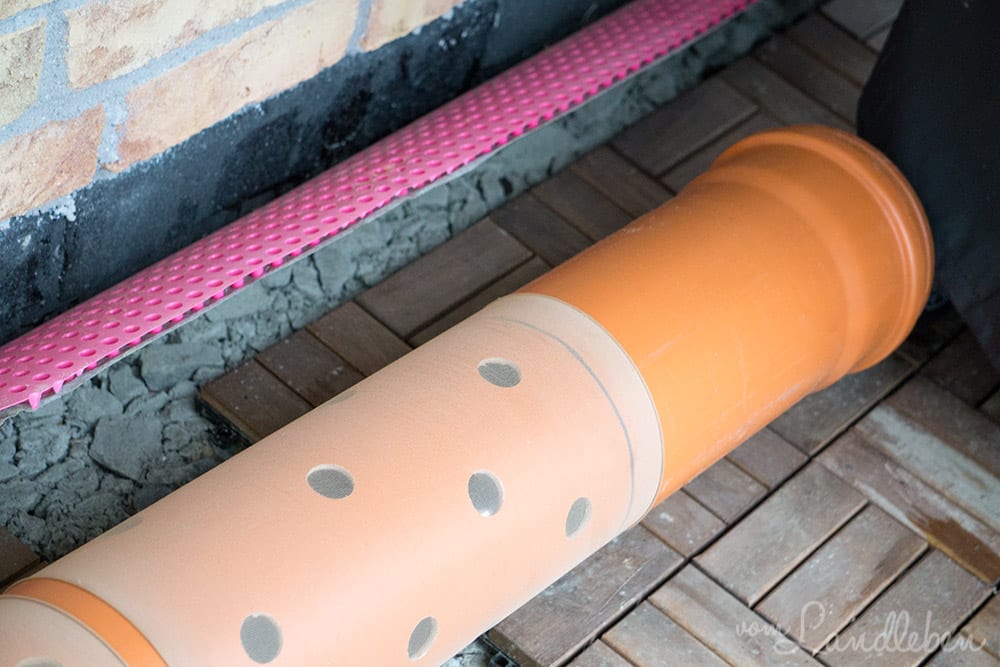 Rohrkonstruktion für die Zisternen-Pumpe