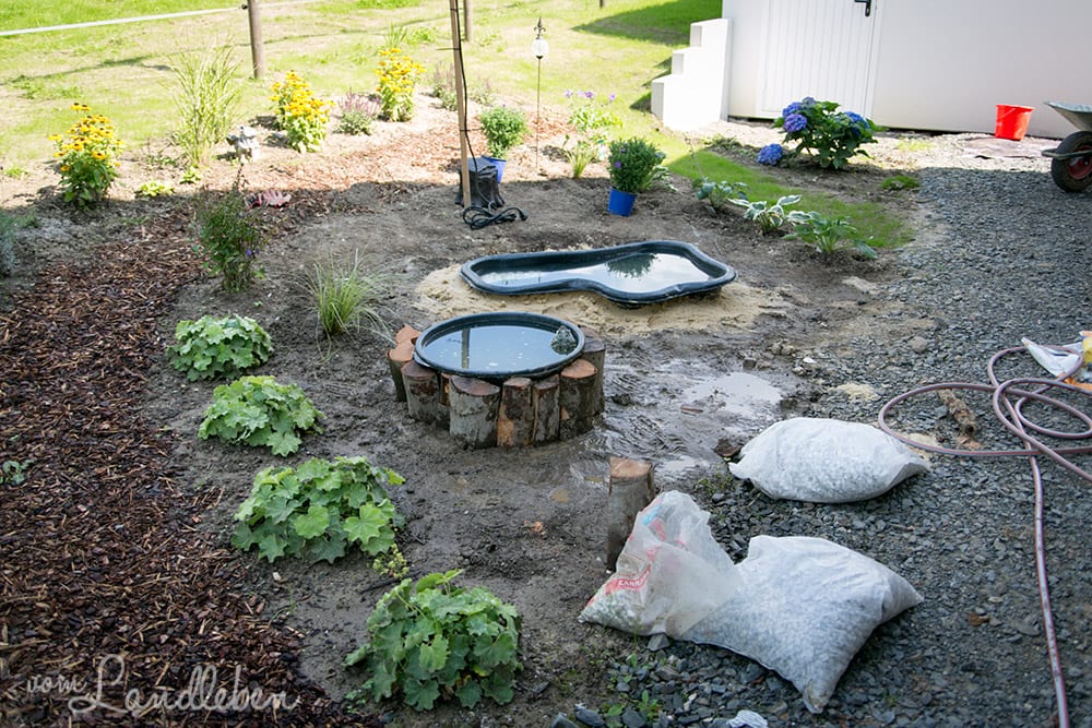 Wir bauen einen Gartenteich