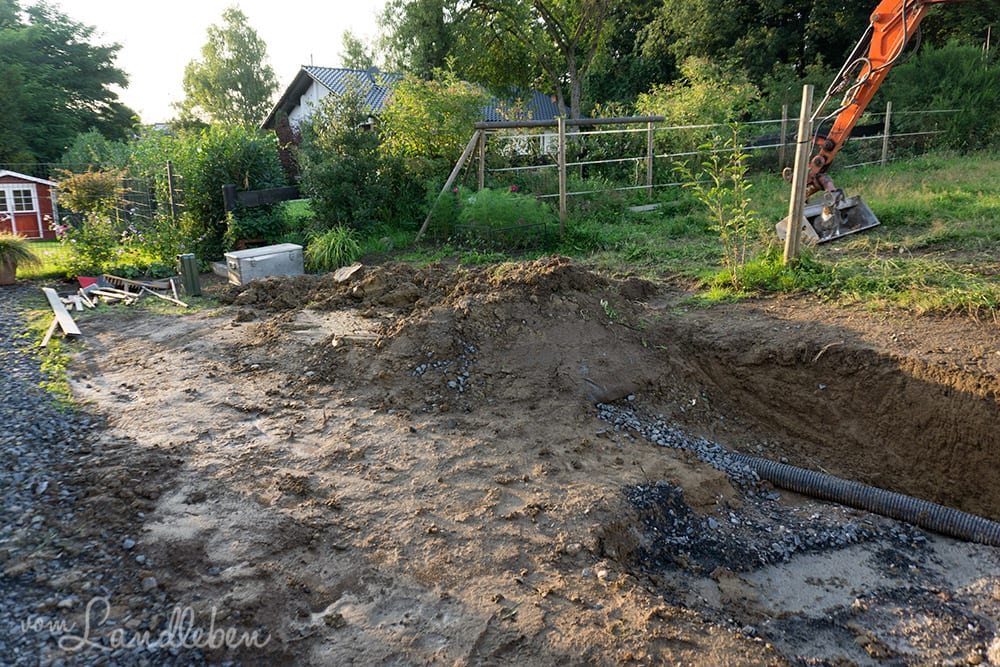 Der Mittelgarten entsteht