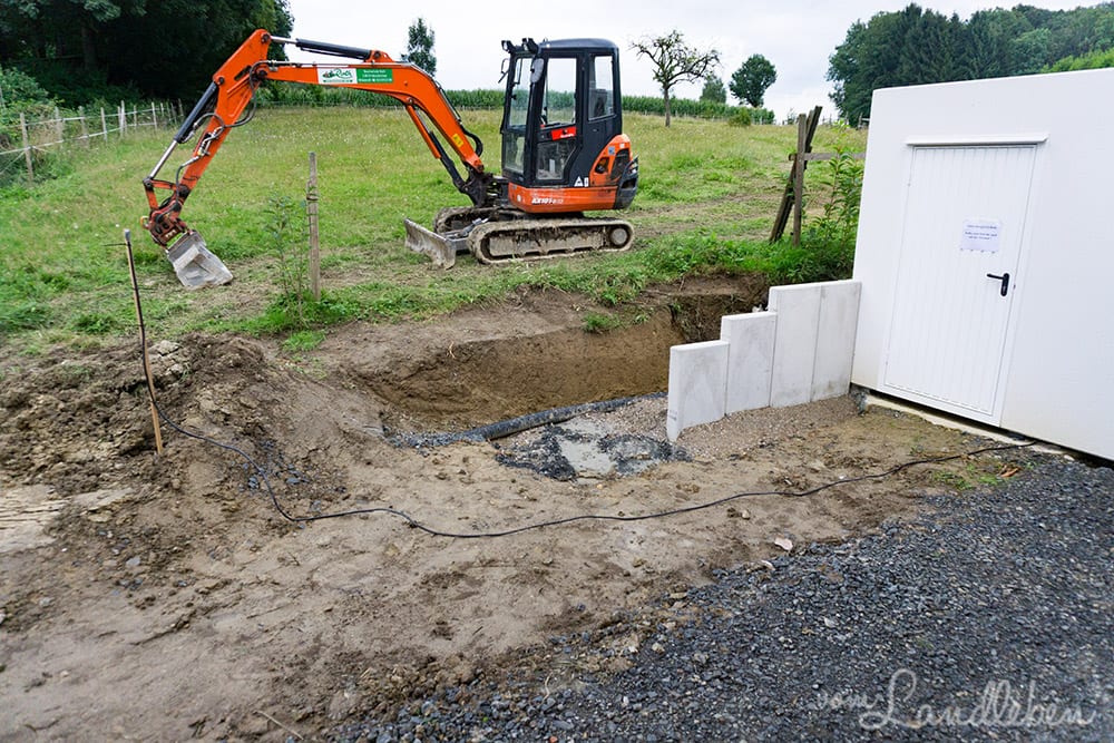 Der Mittelgarten entsteht