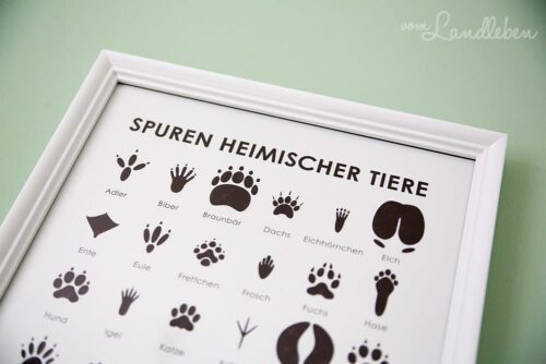 Wanddeko im Gästezimmer