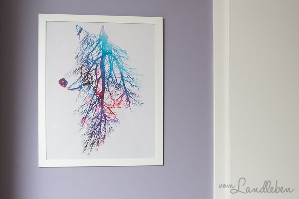 Wolfsposter in meinem Arbeitszimmer