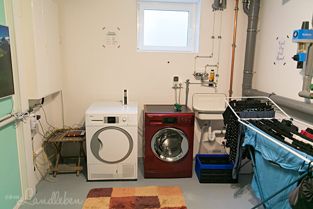 Roomtour – Waschküche / Haustechnikraum