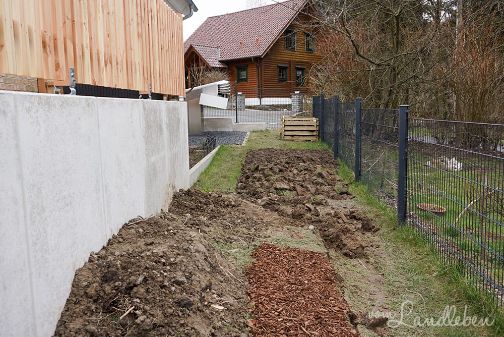 Der Gemüsegarten entsteht – März 2018