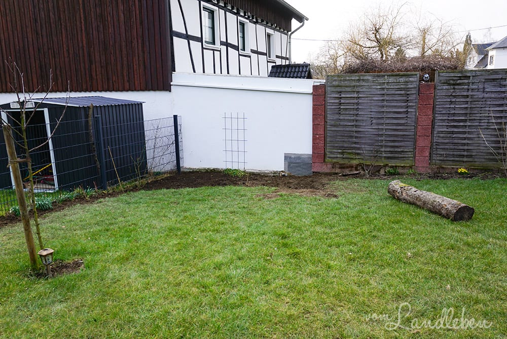 Vorbereitungen für das Gewächshaus