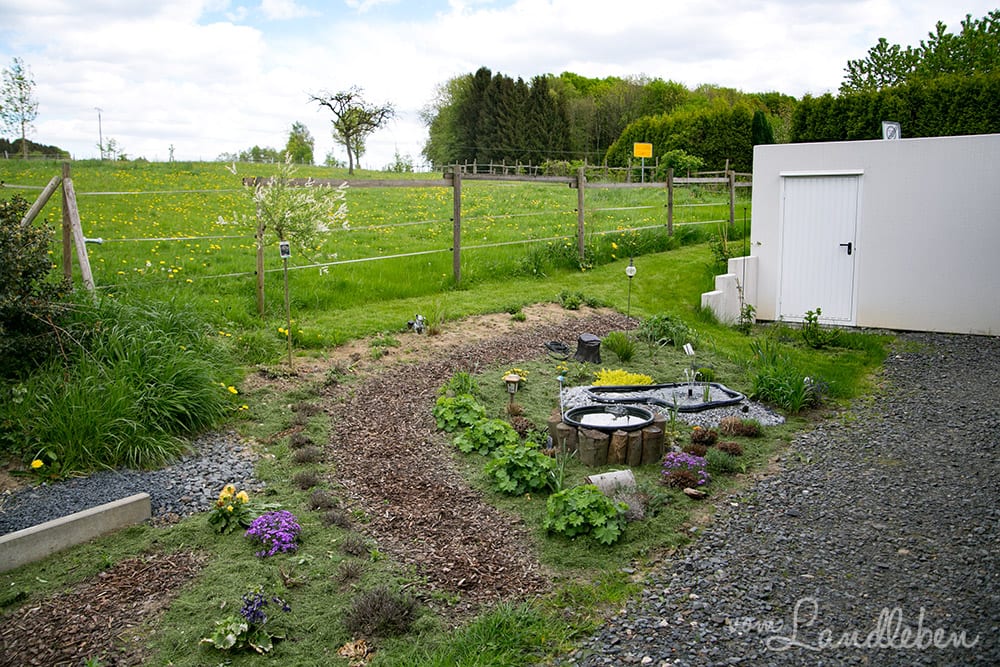 Mittelgarten im April 2018