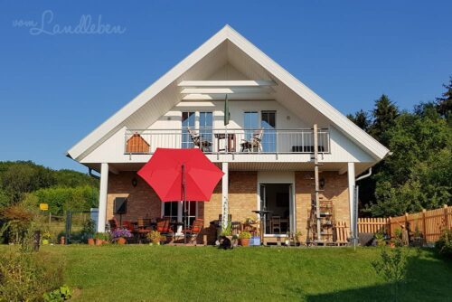 Unsere Terrasse im Juli 2018