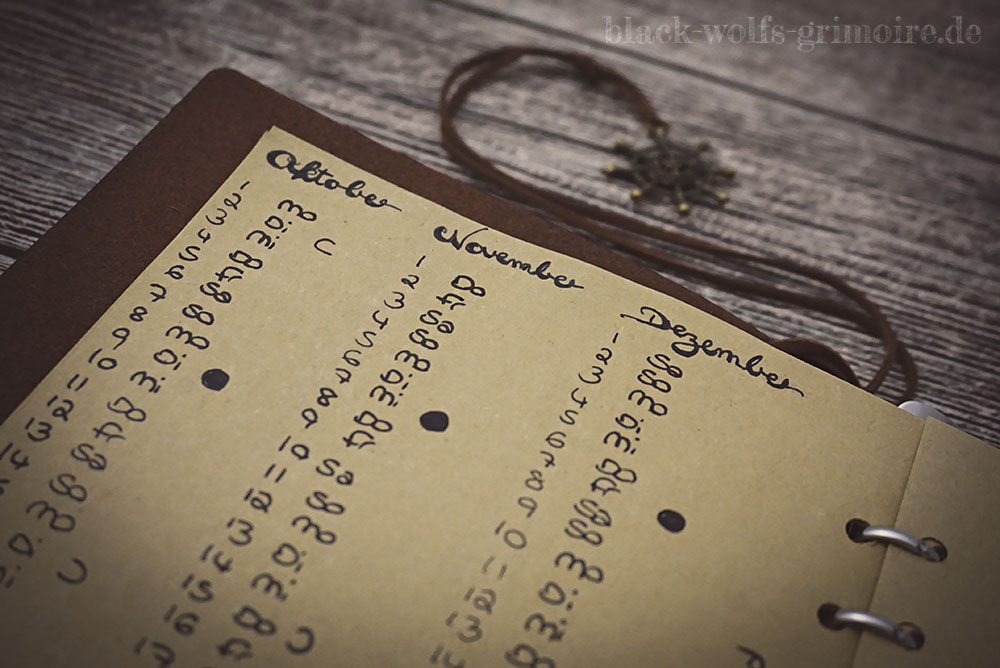Grimoire / Buch der Schatten / Book of Shadows
