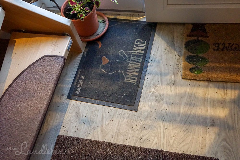 Terrasse pflastern - Dreck